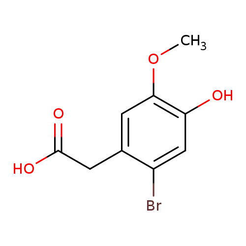 2-Bromo-4-hydroxy-5-methoxyphenylacetic acid