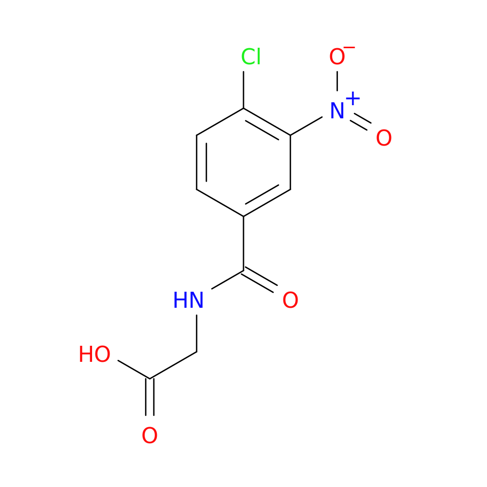 (4-Chloro-3-nitro-benzoylamino)-acetic acid