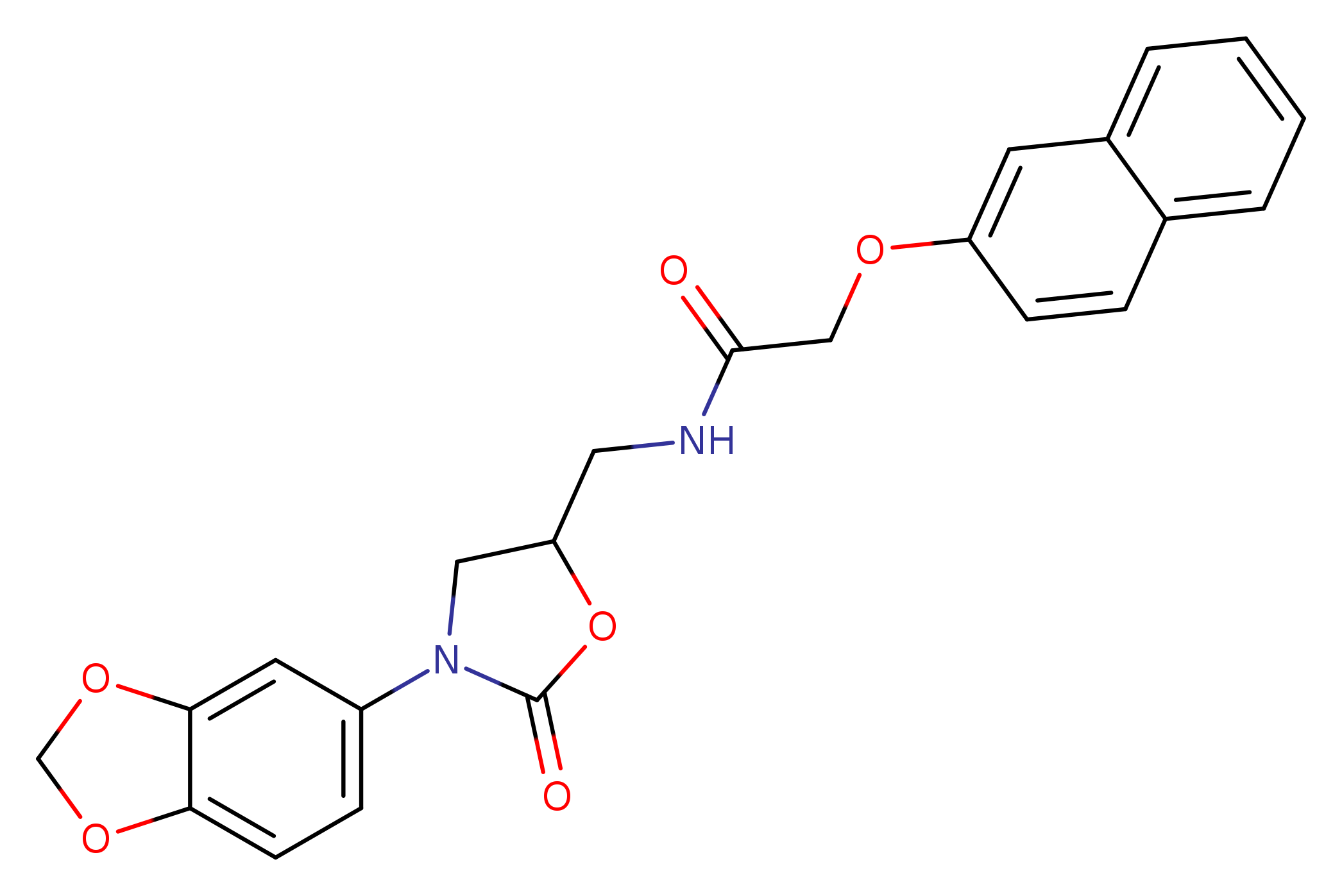 N-{[3-(2H-1,3-benzodioxol-5-yl)-2-oxo-1,3-oxazolidin-5-yl]methyl}-2-(naphthalen-2-yloxy)acetamide