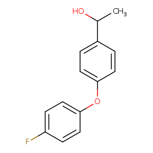 1-[4-(4-Fluorophenoxy)phenyl]ethan-1-ol