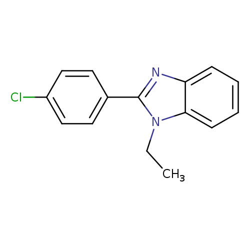 2-(4-chlorophenyl)-1-ethyl-1H-1,3-benzodiazole