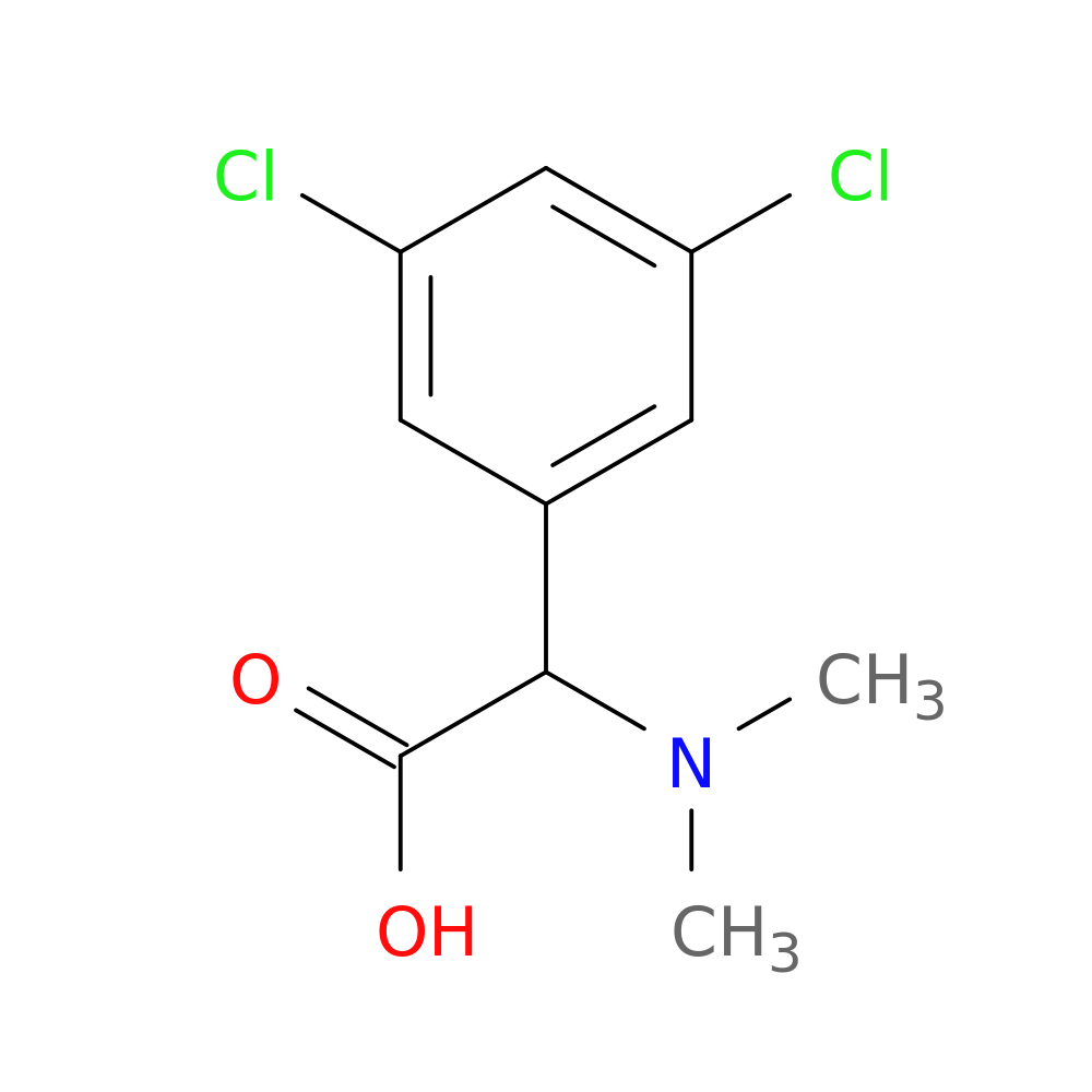 2-(3,5-dichlorophenyl)-2-(dimethylamino)acetic acid