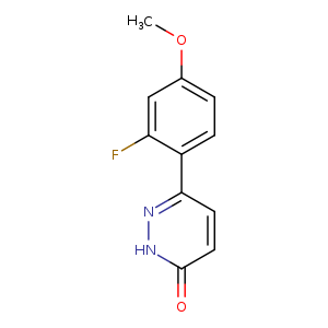 6-(2-Fluoro-4-methoxyphenyl)pyridazin-3(2h)-one