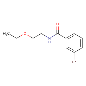 3-bromo-N-(2-ethoxyethyl)benzamide