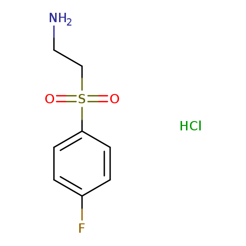 2-((4-Fluorophenyl)sulfonyl)ethanamine hydrochloride