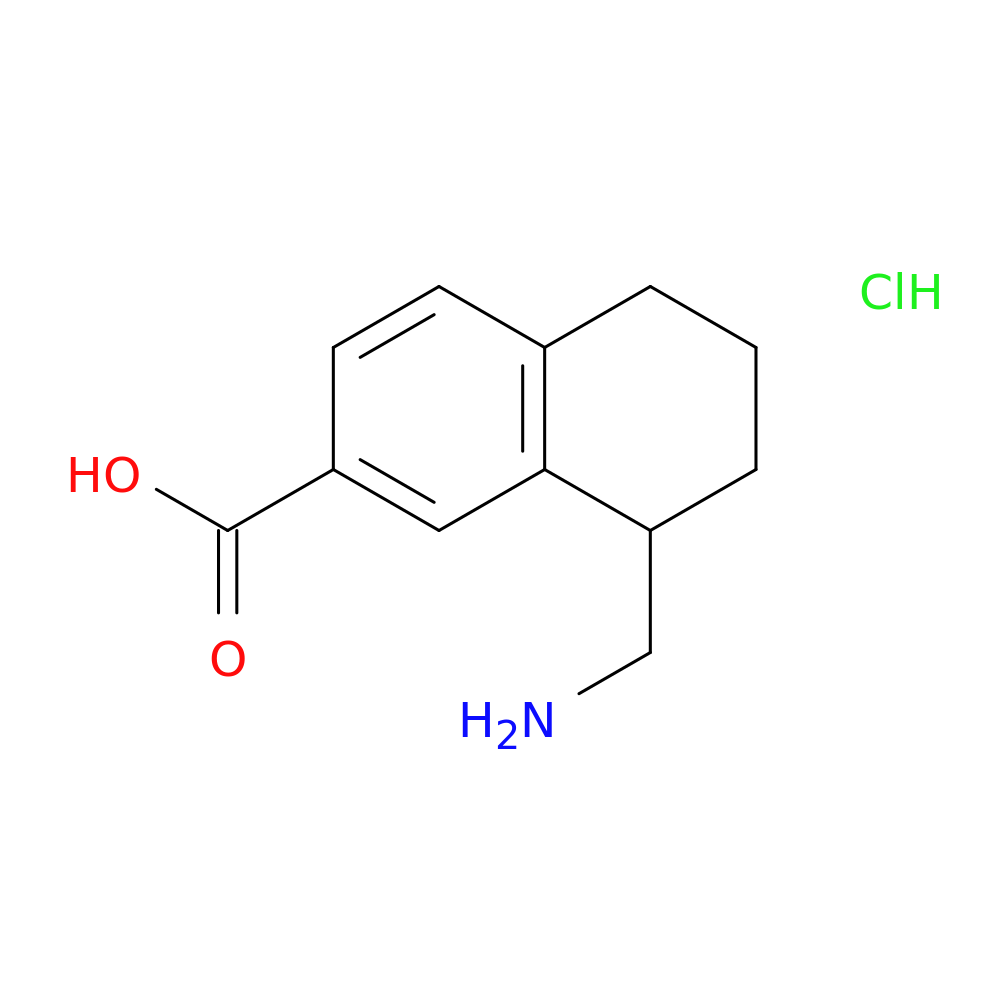8-(aminomethyl)-5,6,7,8-tetrahydronaphthalene-2-carboxylic acid hydrochloride