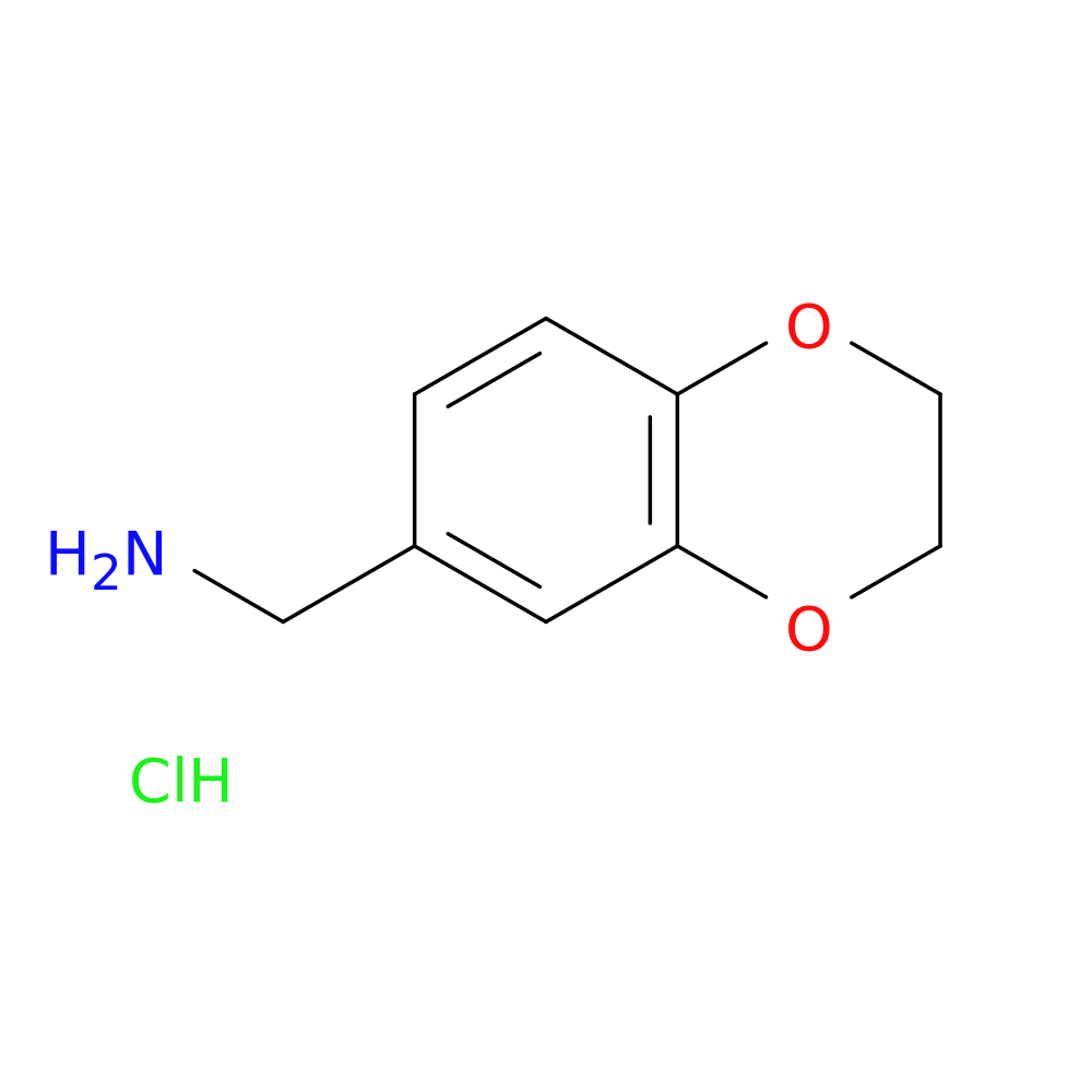 1-(2,3-Dihydro-1,4-benzodioxin-6-yl)methanamine, HCl