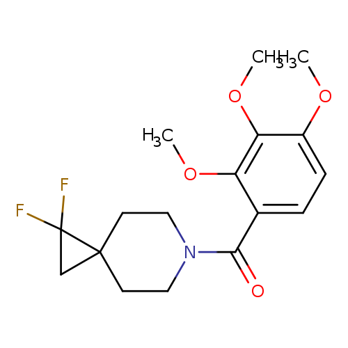 1,1-difluoro-6-(2,3,4-trimethoxybenzoyl)-6-azaspiro[2.5]octane