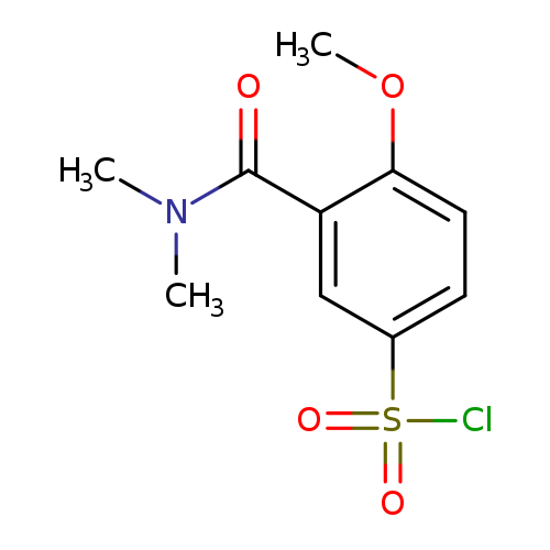 3-(Dimethylcarbamoyl)-4-methoxybenzene-1-sulfonyl chloride
