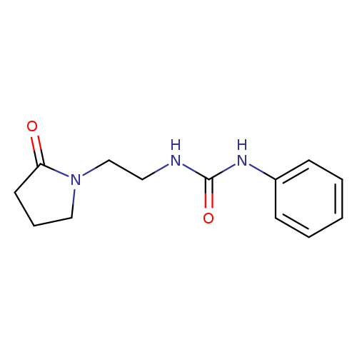 3-[2-(2-oxopyrrolidin-1-yl)ethyl]-1-phenylurea