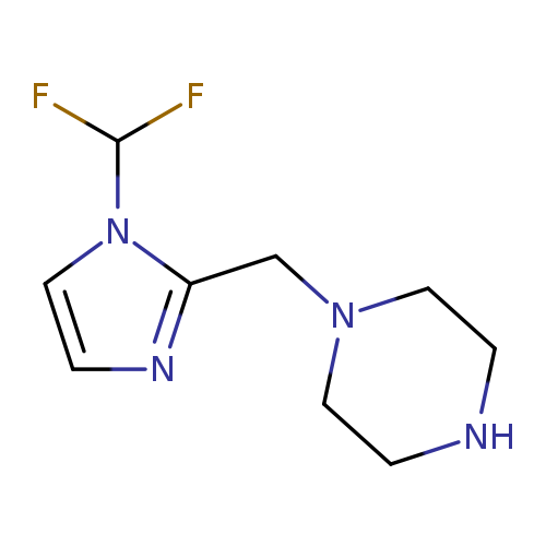 1-{[1-(difluoromethyl)-1H-imidazol-2-yl]methyl}piperazine