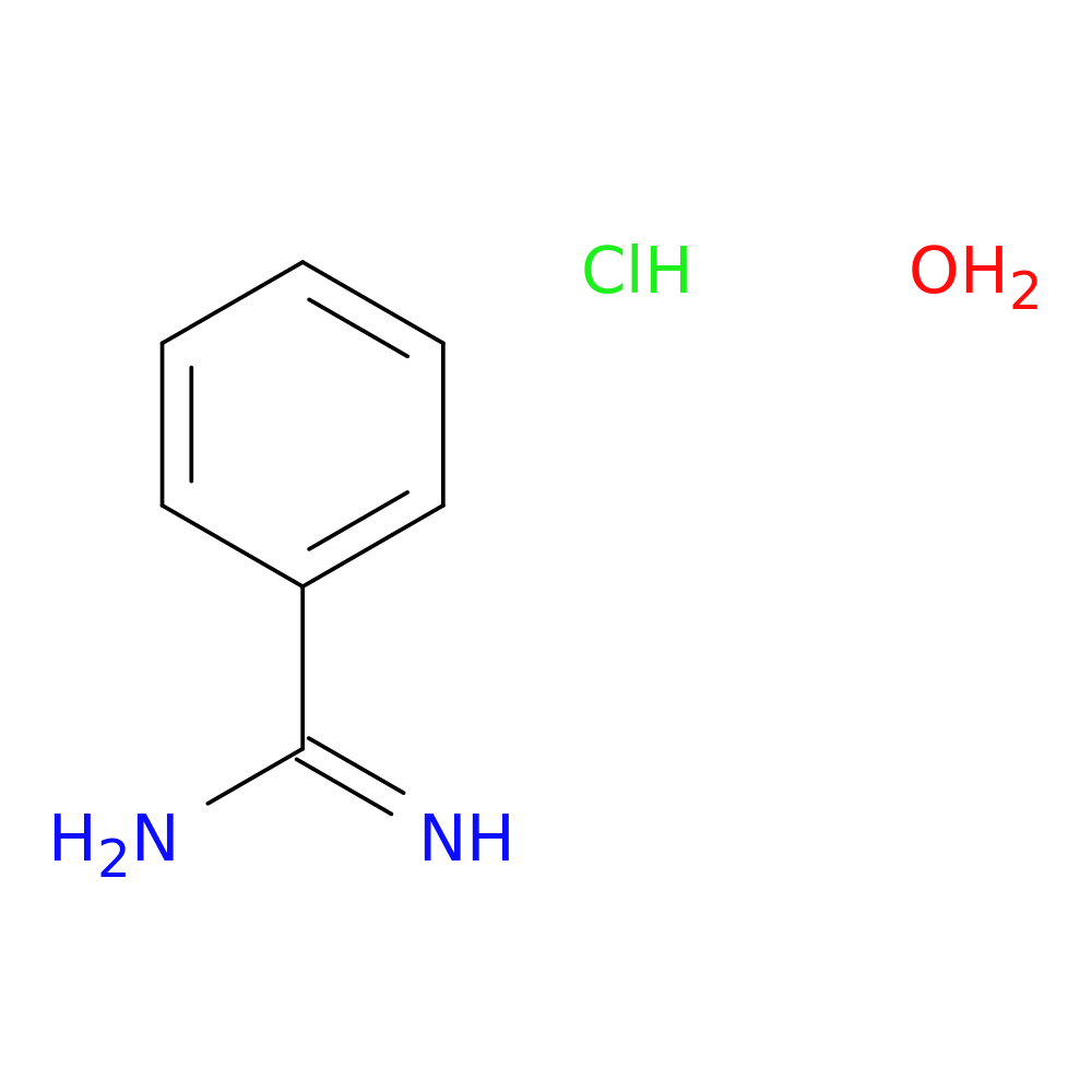 Benzenecarboximidamide hydrochloride hydrate