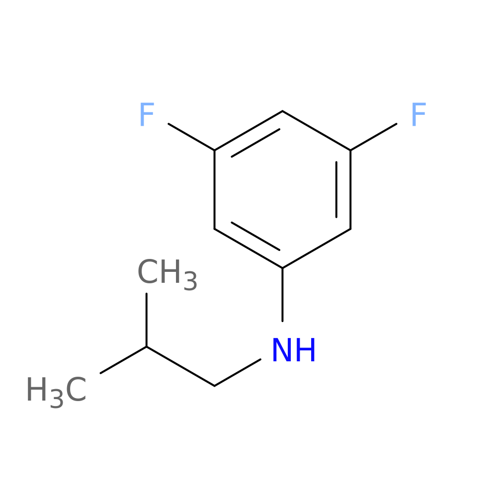 3,5-difluoro-N-(2-methylpropyl)aniline