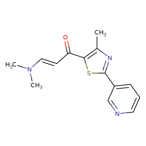 (2E)-3-(dimethylamino)-1-[4-methyl-2-(pyridin-3-yl)-1,3-thiazol-5-yl]prop-2-en-1-one