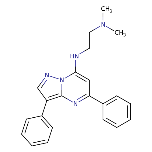 N-[2-(dimethylamino)ethyl]-3,5-diphenylpyrazolo[1,5-a]pyrimidin-7-amine