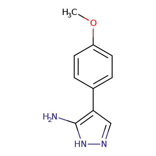 1H-Pyrazol-3-amine, 4-(4-methoxyphenyl)-