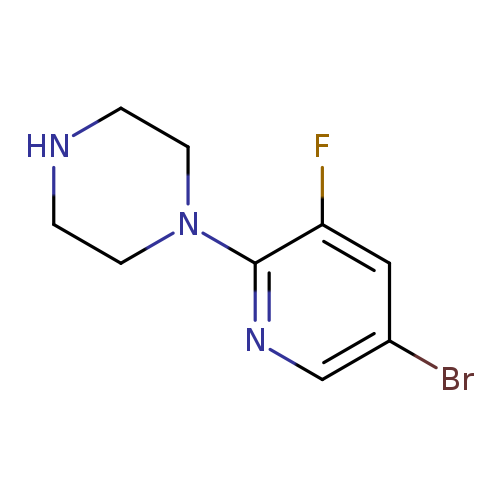 1-(5-Bromo-3-fluoropyridin-2-yl)piperazine