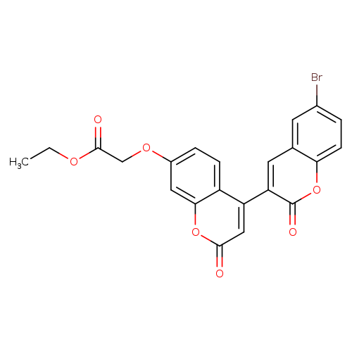 ethyl 2-({6-bromo-2,2'-dioxo-2H,2'H-[3,4'-bichromene]-7'-yl}oxy)acetate