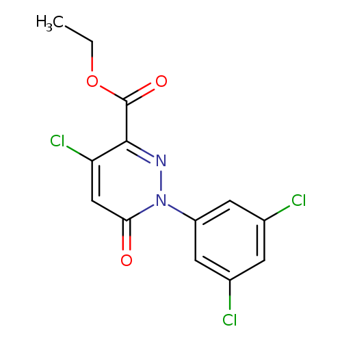 ethyl 4-chloro-1-(3,5-dichlorophenyl)-6-oxo-1,6-dihydropyridazine-3-carboxylate
