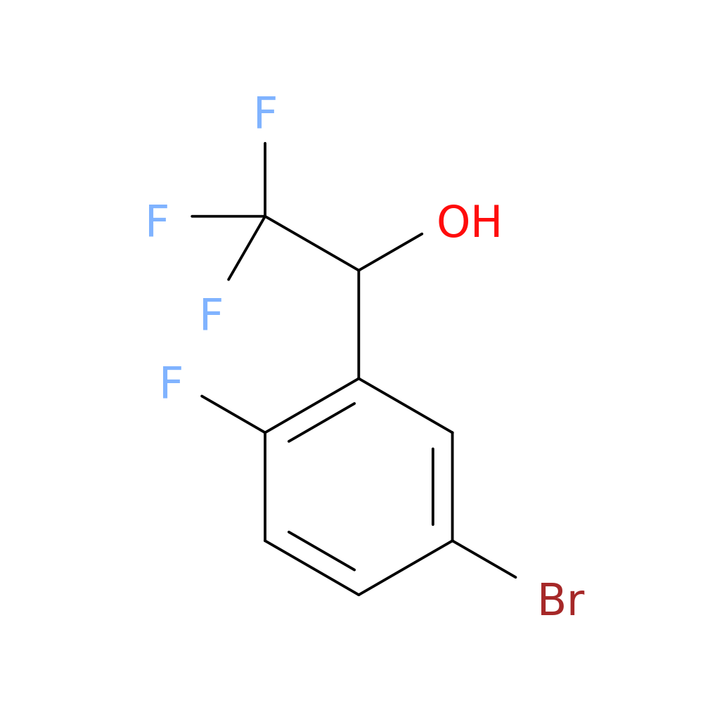 1-(5-Bromo-2-fluorophenyl)-2,2,2-trifluoroethan-1-ol