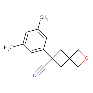 6-(3,5-dimethylphenyl)-2-oxaspiro[3.3]heptane-6-carbonitrile