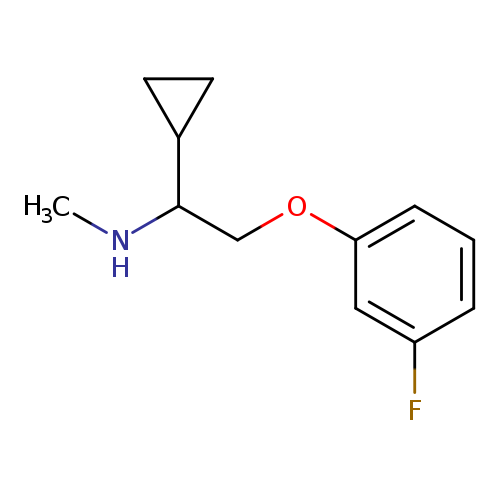 [1-Cyclopropyl-2-(3-fluorophenoxy)ethyl]methylamine