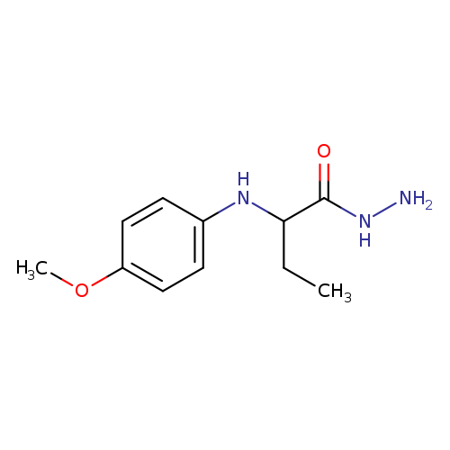2-[(4-Methoxyphenyl)amino]butanohydrazide