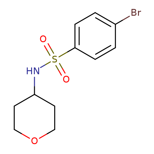 4-Bromo-N-(oxan-4-yl)benzene-1-sulfonamide