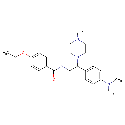 N-{2-[4-(dimethylamino)phenyl]-2-(4-methylpiperazin-1-yl)ethyl}-4-ethoxybenzamide