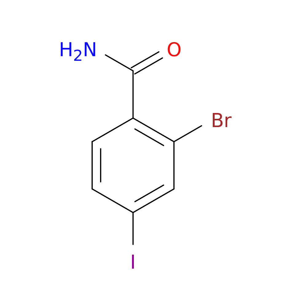 2-Bromo-4-iodobenzamide
