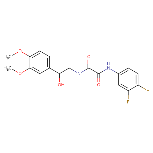 N-(3,4-difluorophenyl)-N'-[2-(3,4-dimethoxyphenyl)-2-hydroxyethyl]ethanediamide