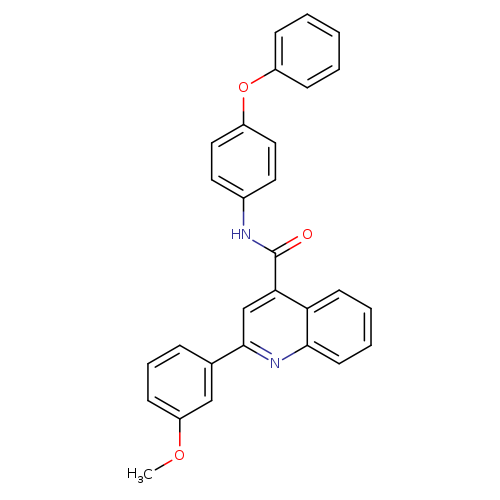 2-(3-methoxyphenyl)-N-(4-phenoxyphenyl)-4-quinolinecarboxamide