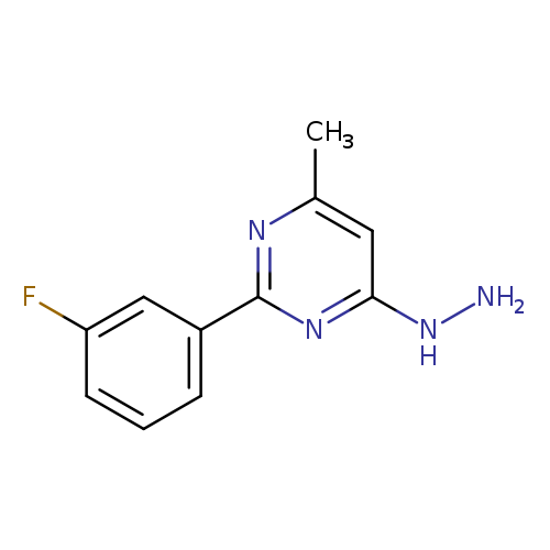 [2-(3-Fluoro-phenyl)-6-methyl-pyrimidin-4-yl]-hydrazine
