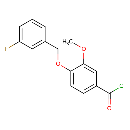 4-[(3-Fluorobenzyl)oxy]-3-methoxybenzoyl chloride