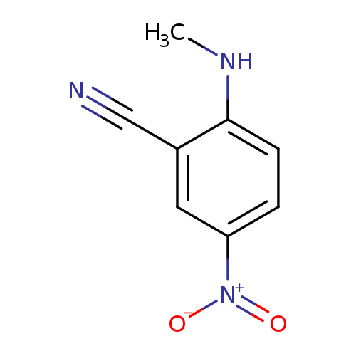 2-methylamino-5-nitro-benzonitrile