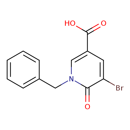 1-Benzyl-5-bromo-6-oxo-1,6-dihydropyridine-3-carboxylic acid