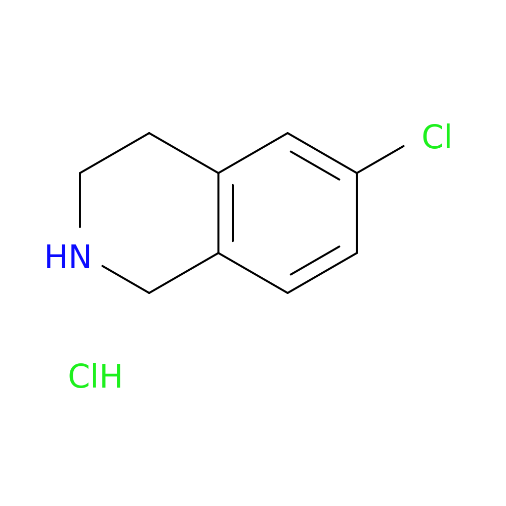 6-Chloro-1,2,3,4-tetrahydroisoquinoline hydrochloride