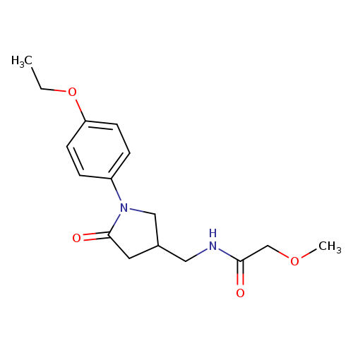 N-{[1-(4-ethoxyphenyl)-5-oxopyrrolidin-3-yl]methyl}-2-methoxyacetamide