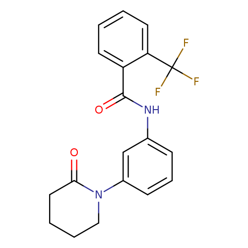 N-[3-(2-oxopiperidin-1-yl)phenyl]-2-(trifluoromethyl)benzamide