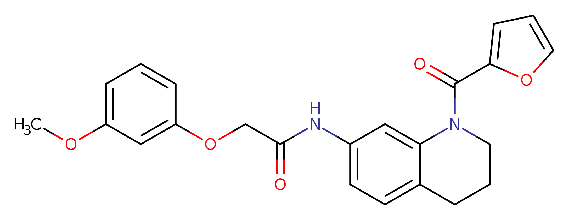 N-[1-(furan-2-carbonyl)-1,2,3,4-tetrahydroquinolin-7-yl]-2-(3-methoxyphenoxy)acetamide