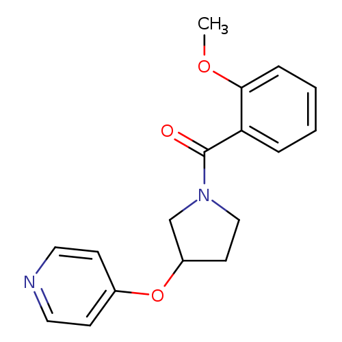 4-{[1-(2-methoxybenzoyl)pyrrolidin-3-yl]oxy}pyridine