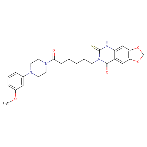 7-{6-[4-(3-methoxyphenyl)piperazin-1-yl]-6-oxohexyl}-6-sulfanylidene-2H,5H,6H,7H,8H-[1,3]dioxolo[4,5-g]quinazolin-8-one