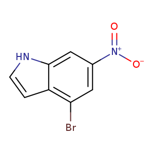 1H-Indole, 4-broMo-6-nitro-