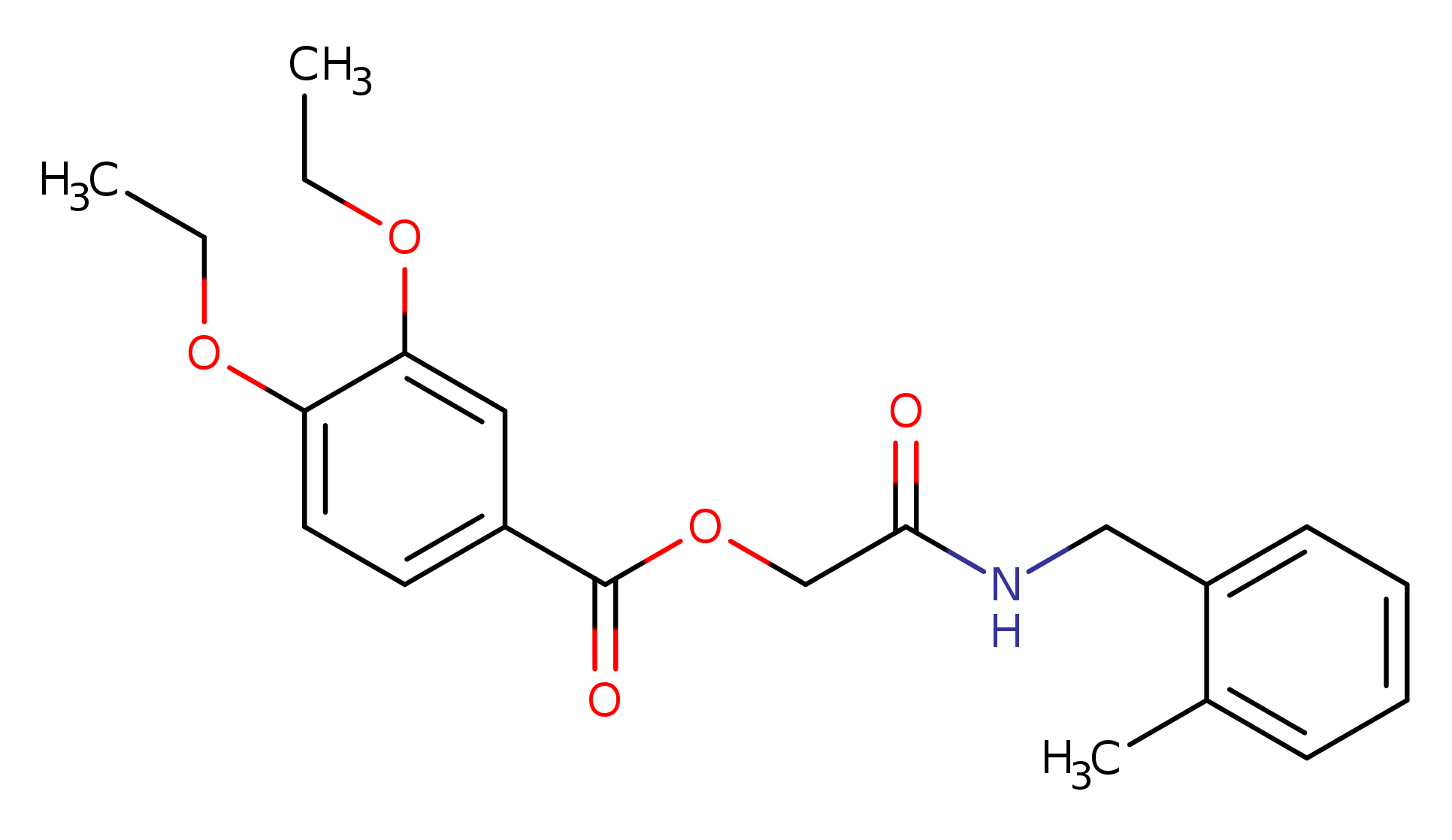 {[(2-methylphenyl)methyl]carbamoyl}methyl 3,4-diethoxybenzoate