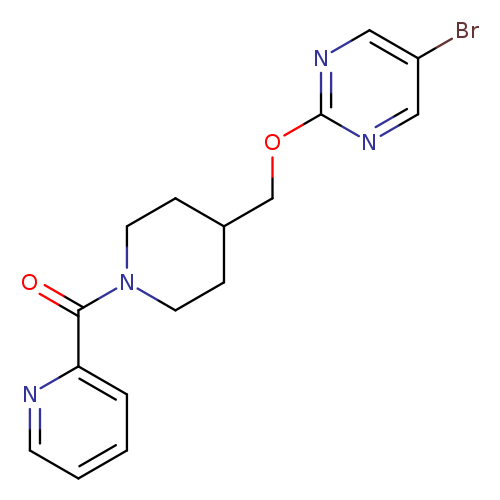 5-bromo-2-{[1-(pyridine-2-carbonyl)piperidin-4-yl]methoxy}pyrimidine