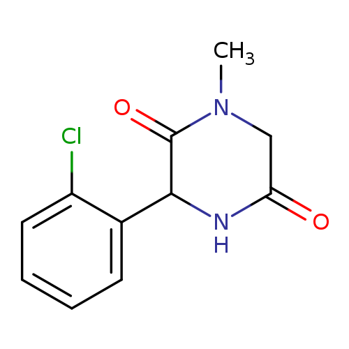 3-(2-Chlorophenyl)-1-methylpiperazine-2,5-dione
