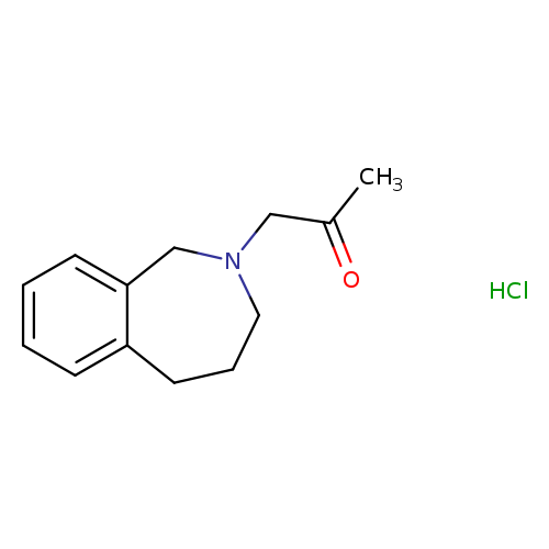 1-(2,3,4,5-tetrahydro-1H-2-benzazepin-2-yl)propan-2-one hydrochloride