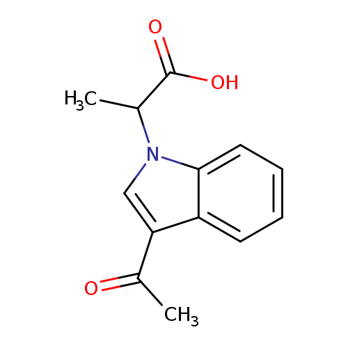 2-(3-Acetyl-1h-indol-1-yl)propanoic acid