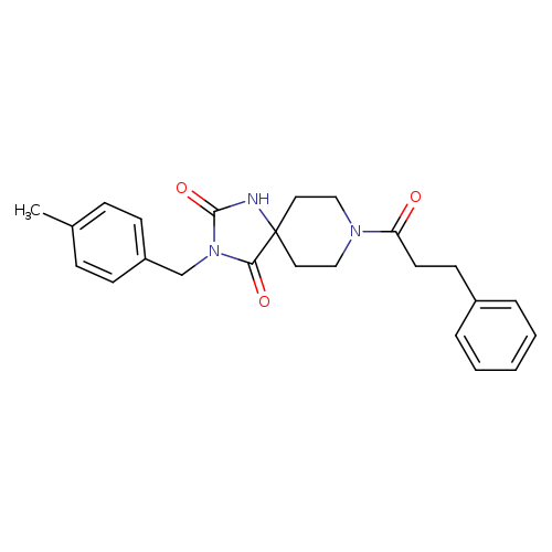 3-[(4-methylphenyl)methyl]-8-(3-phenylpropanoyl)-1,3,8-triazaspiro[4.5]decane-2,4-dione