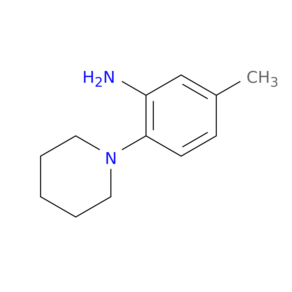 5-Methyl-2-(1-piperidinyl)aniline
